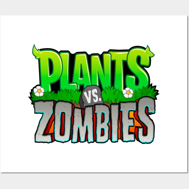 Plants vs Zombies Logo Wall Art by Zarcus11